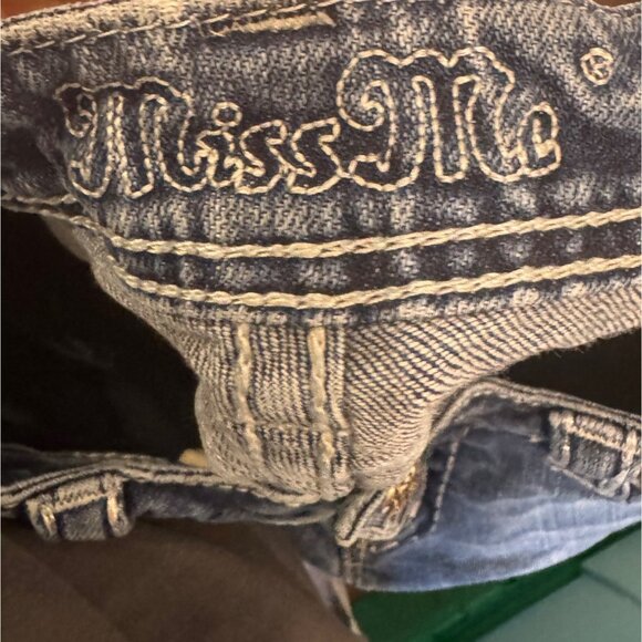 Miss Me Jeans Womens Size 31 Bootcut Palm Hills Blue Denim - Picture 3 of 9